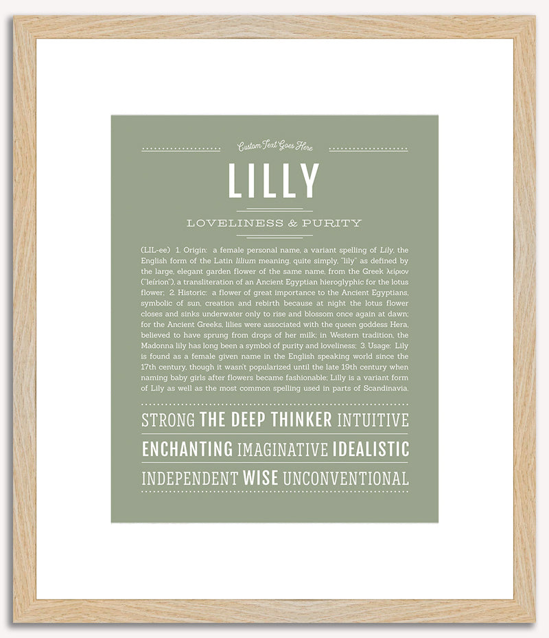 Lilly | Name Art Print