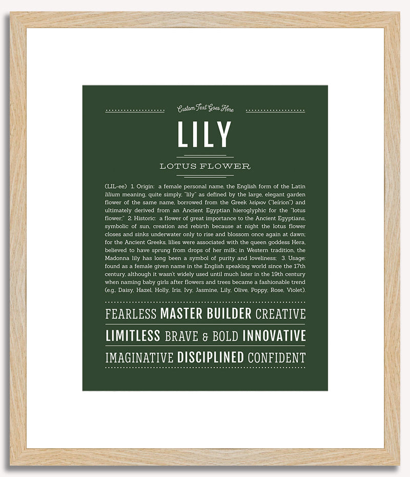 Lily | Name Art Print