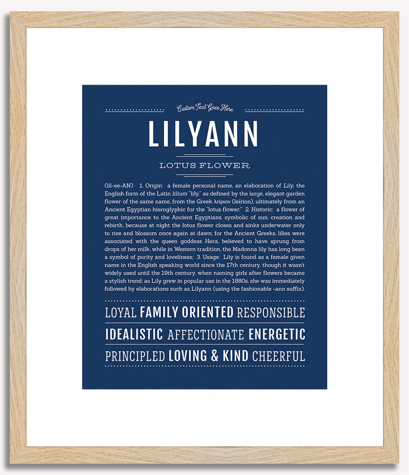 Lilyann | Name Art Print