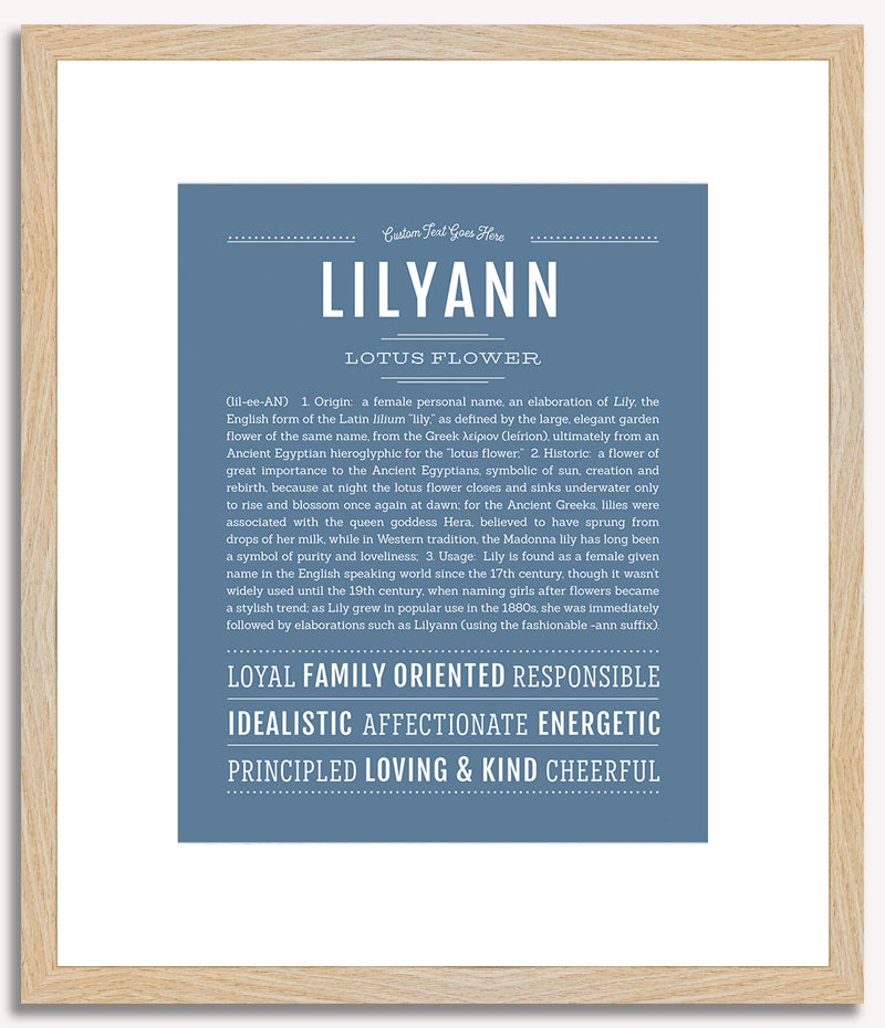 Lilyann | Name Art Print