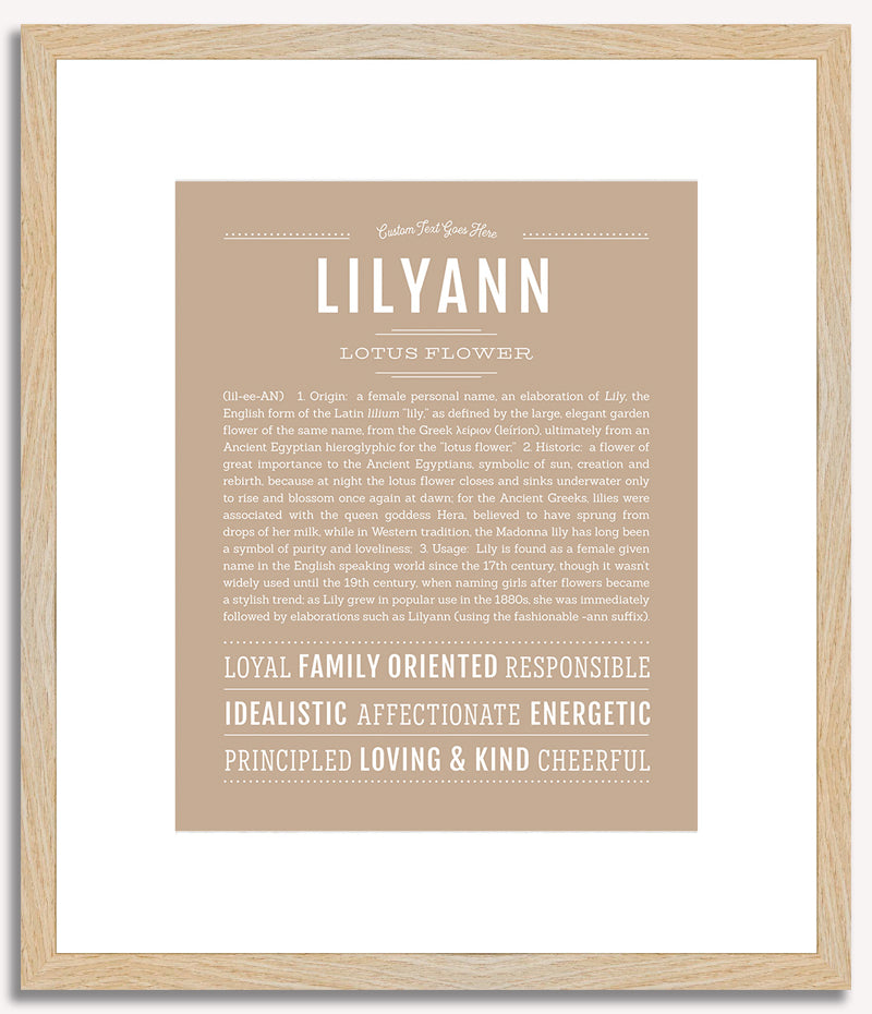 Lilyann | Name Art Print