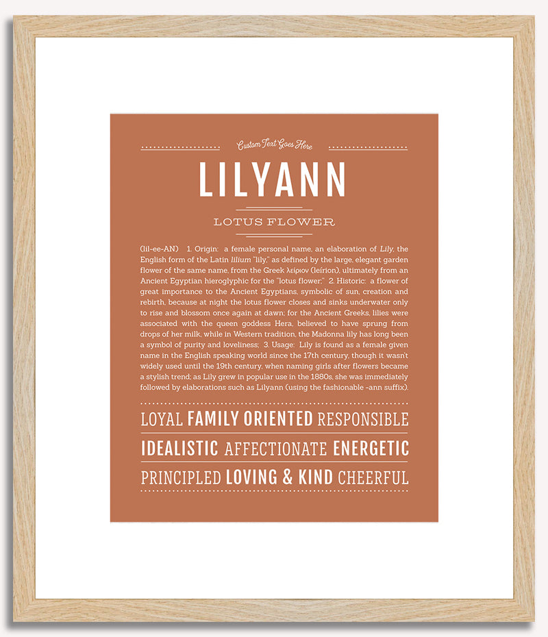 Lilyann | Name Art Print