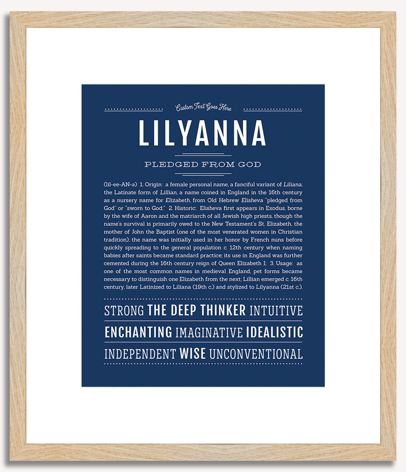 Lilyanna | Name Art Print