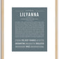 Lilyanna | Name Art Print