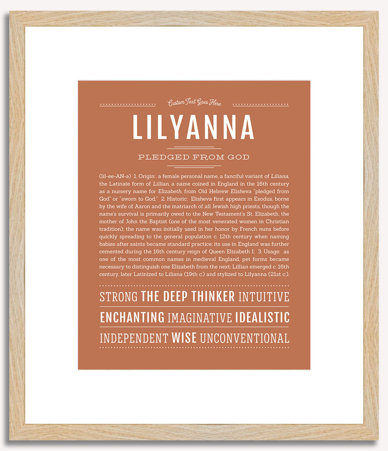 Lilyanna | Name Art Print