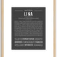 Lina | Name Art Print