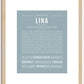 Lina | Name Art Print