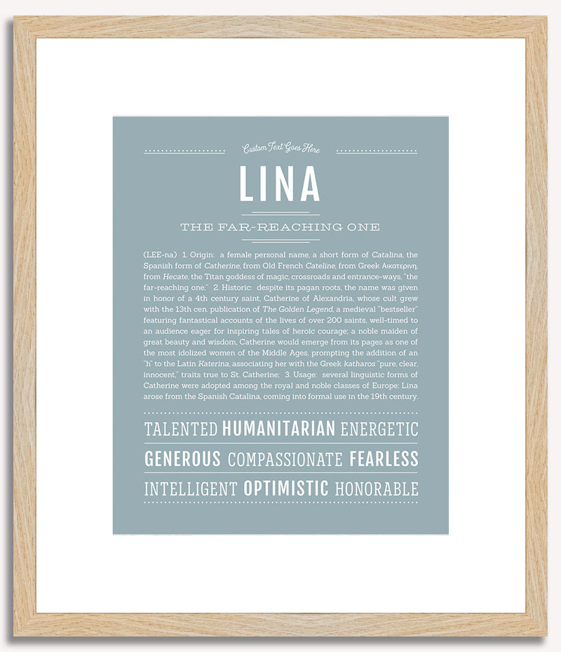 Lina | Name Art Print