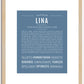 Lina | Name Art Print