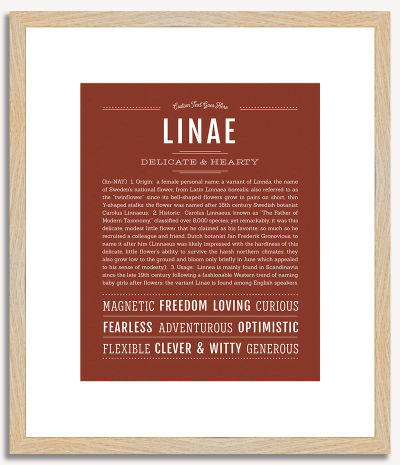 Linae | Name Art Print