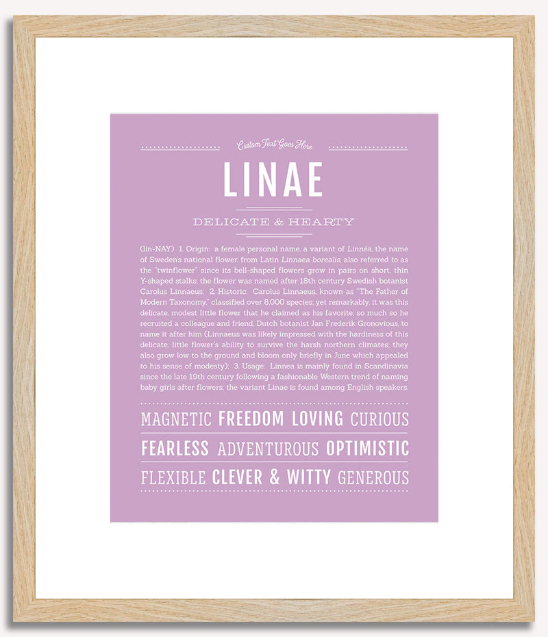 Linae | Name Art Print