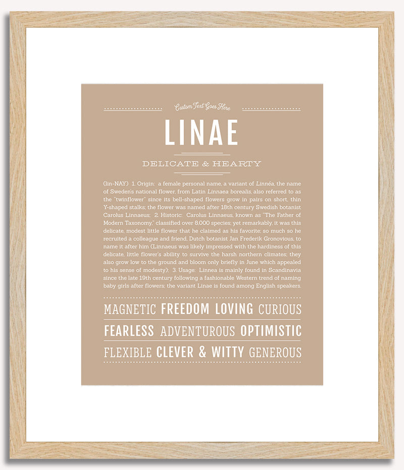 Linae | Name Art Print