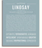 Lindsay | Name Art Print – Name Stories