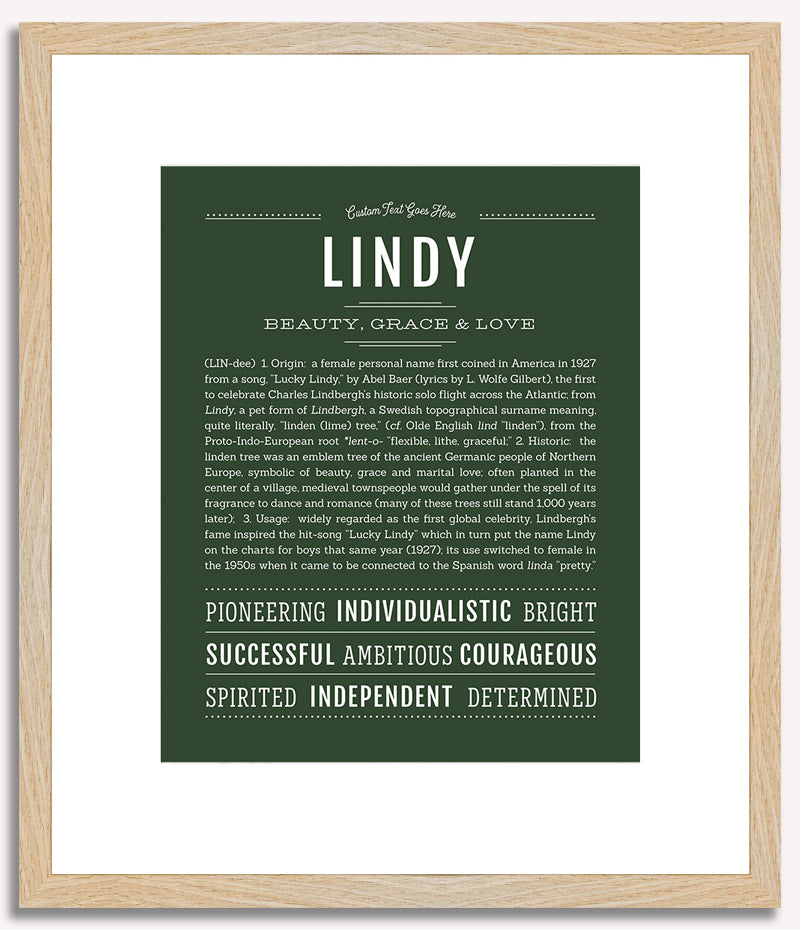 Lindy | Name Art Print