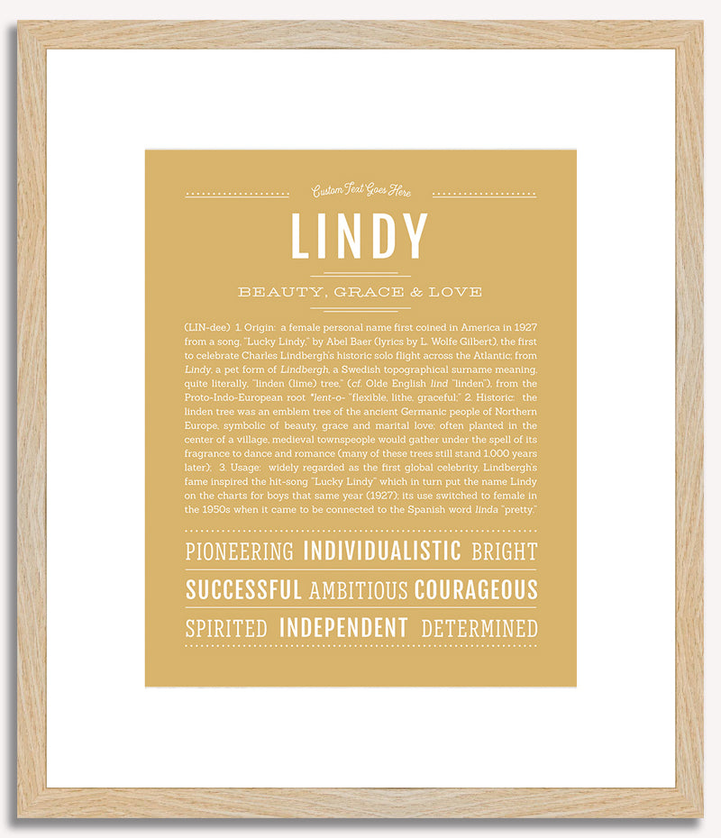 Lindy | Name Art Print