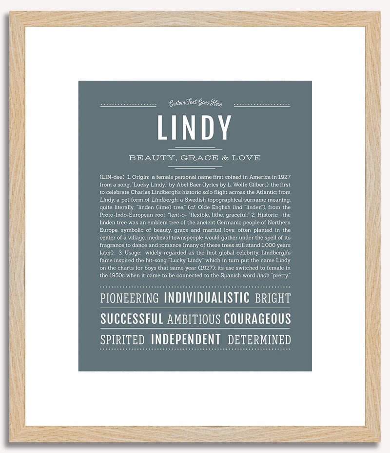 Lindy | Name Art Print