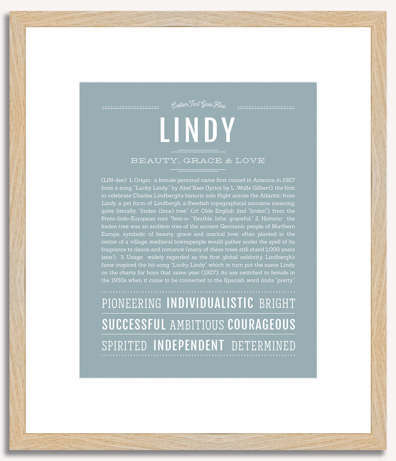 Lindy | Name Art Print