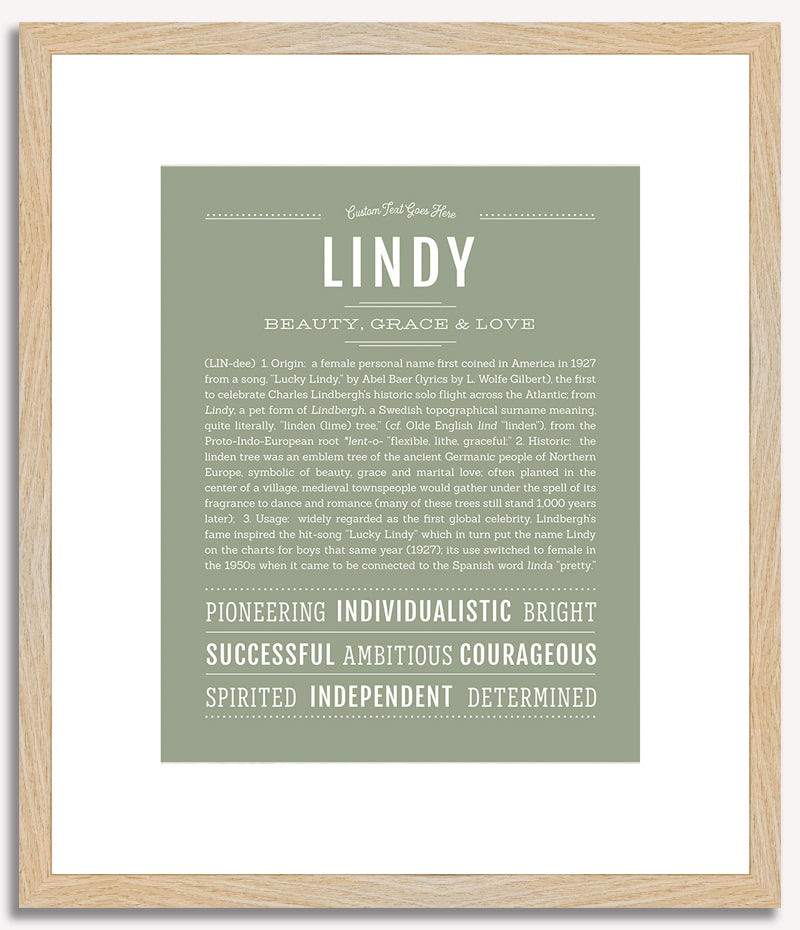 Lindy | Name Art Print