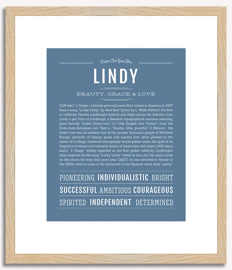 Lindy | Name Art Print