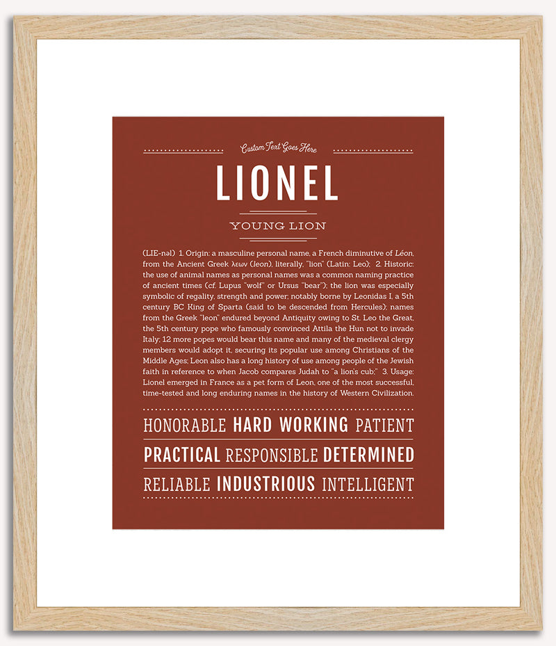 Lionel | Name Art Print