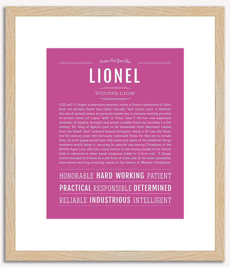 Lionel | Name Art Print