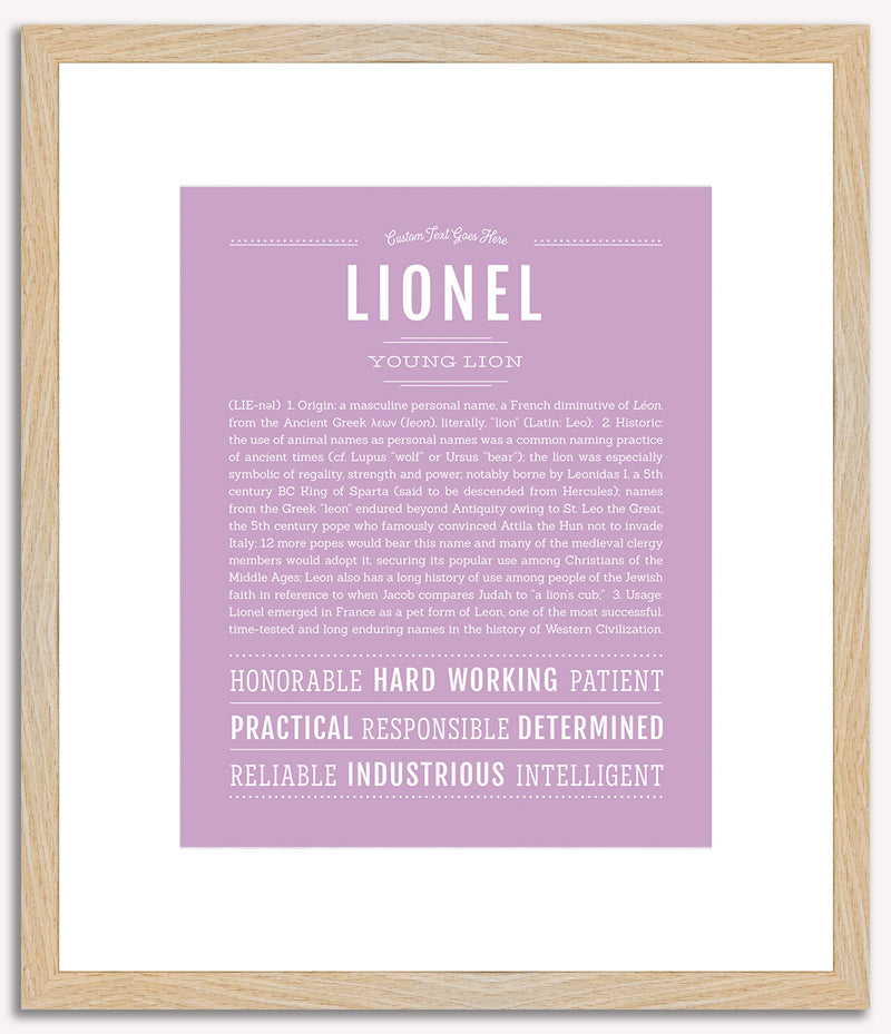 Lionel | Name Art Print