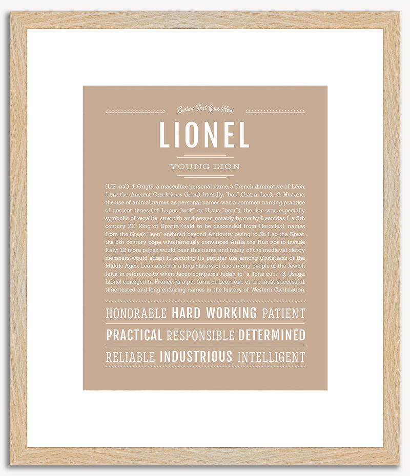 Lionel | Name Art Print