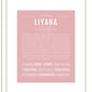 Liyana | Name Art Print