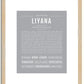 Liyana | Name Art Print