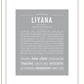 Liyana | Name Art Print