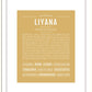 Liyana | Name Art Print