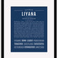 Liyana | Name Art Print