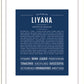 Liyana | Name Art Print