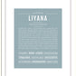 Liyana | Name Art Print