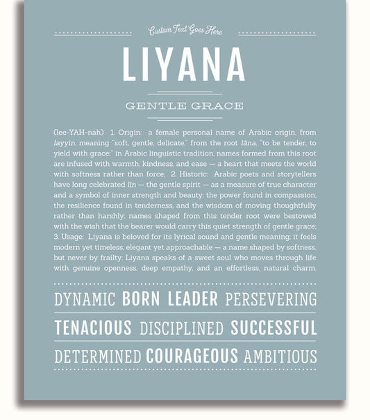 Frame Options | Powder Blue | White Frame, Matted