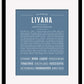 Liyana | Name Art Print