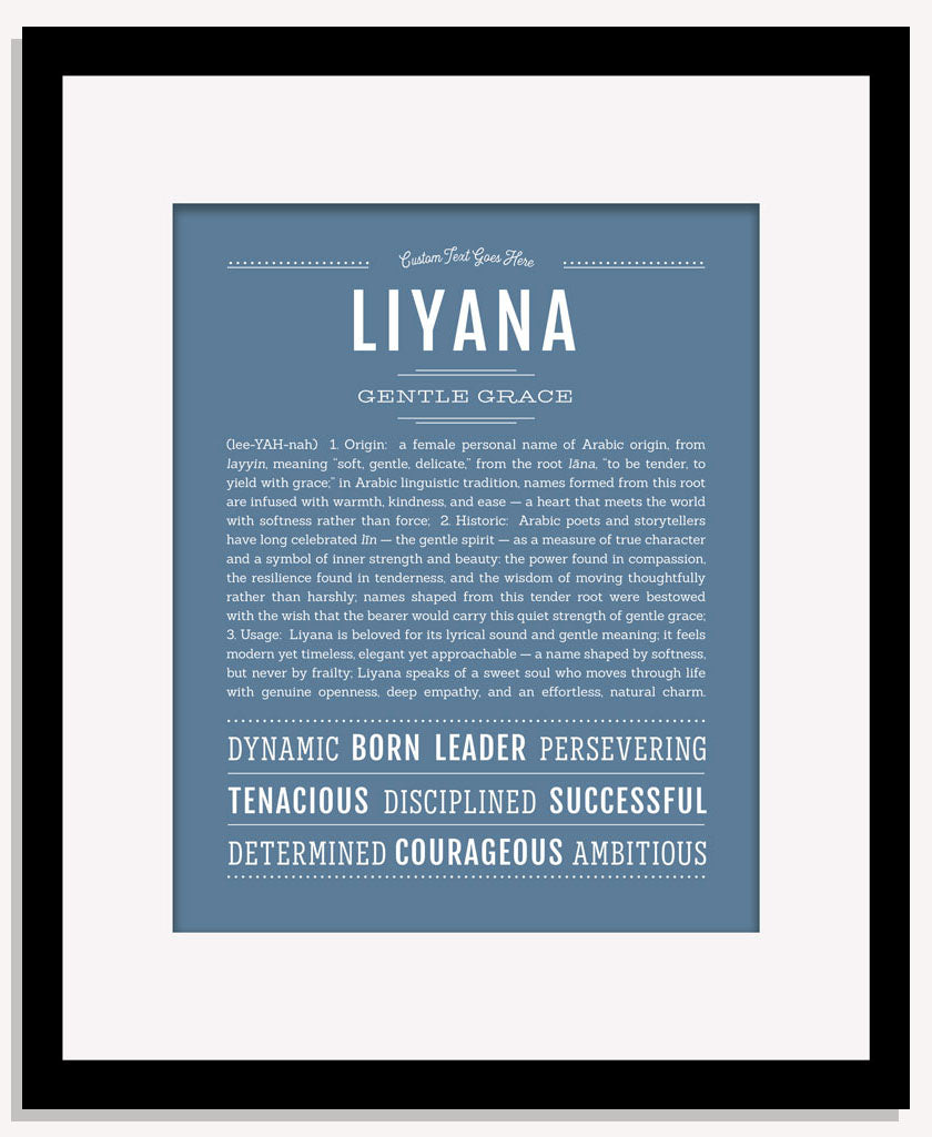 Liyana | Name Art Print