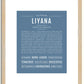 Liyana | Name Art Print
