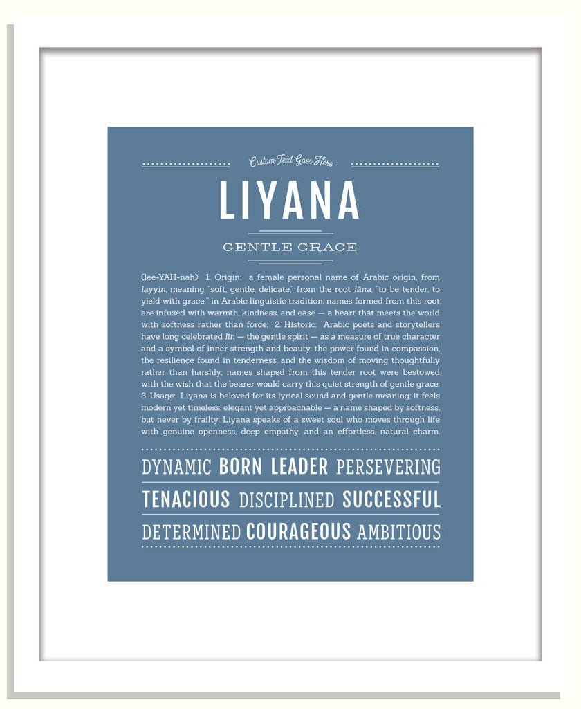 Liyana | Name Art Print