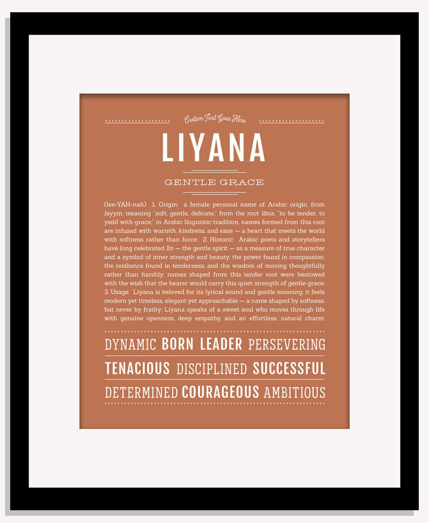 Liyana | Name Art Print