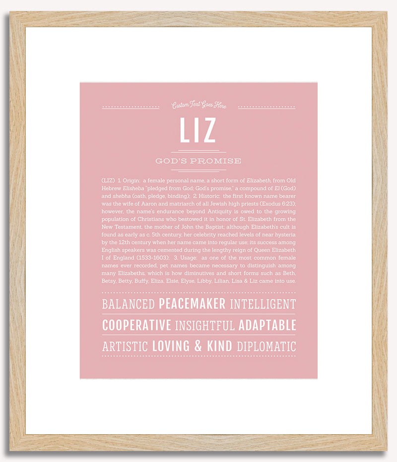 Liz | Name Art Print