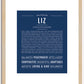 Liz | Name Art Print