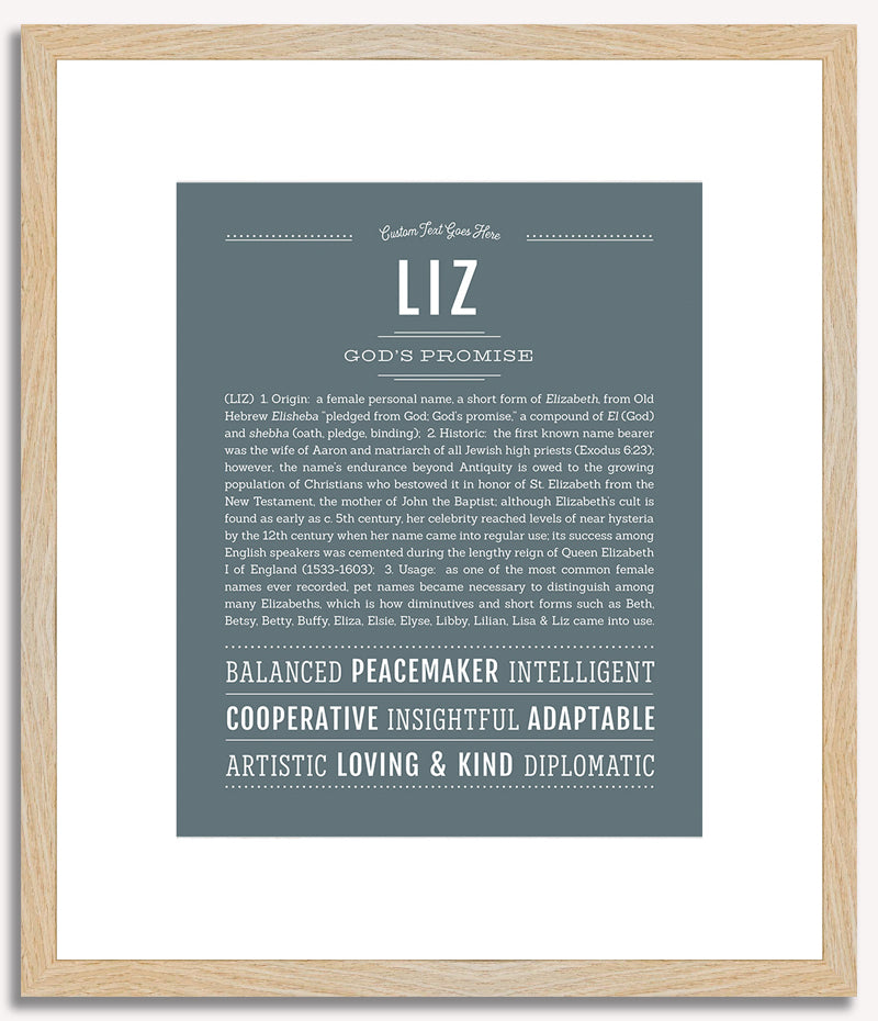 Liz | Name Art Print