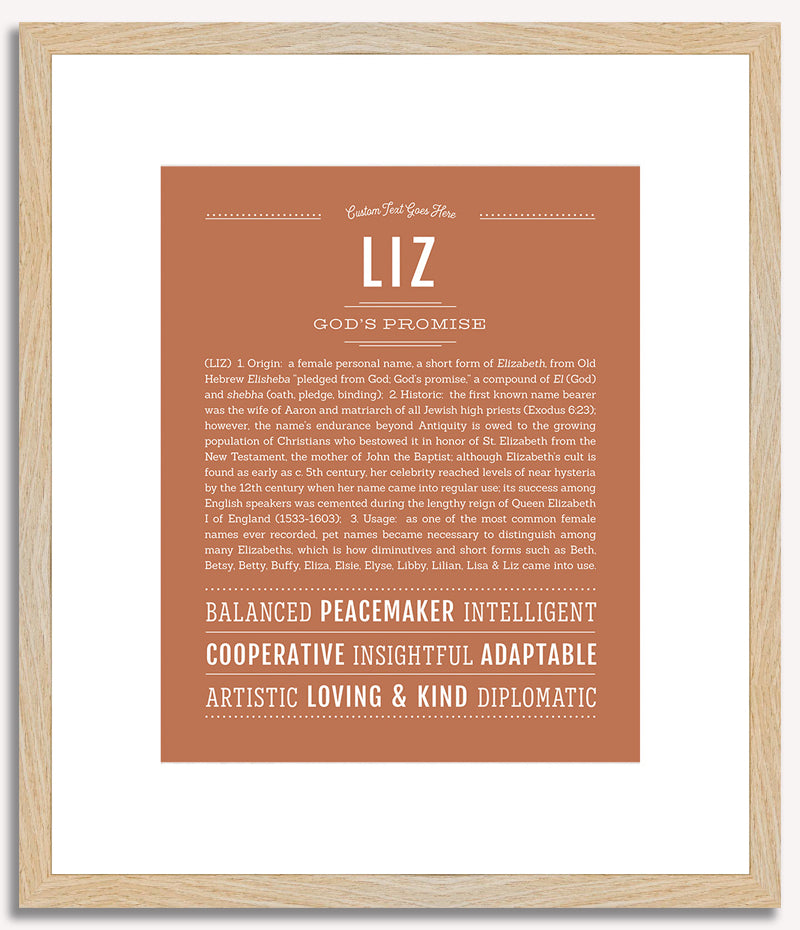 Liz | Name Art Print