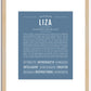 Liza | Name Art Print