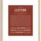 Lleyton | Name Art Print