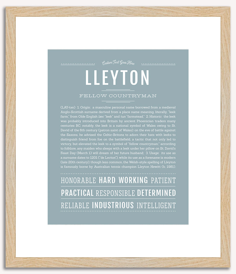 Lleyton | Name Art Print