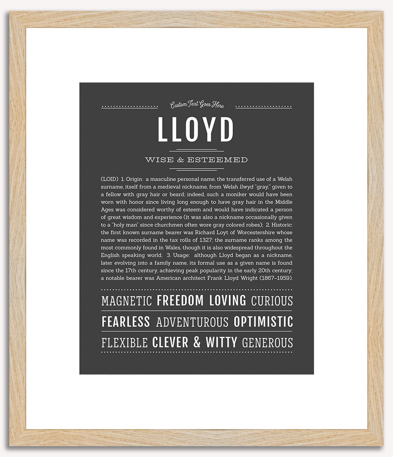 Lloyd | Name Art Print