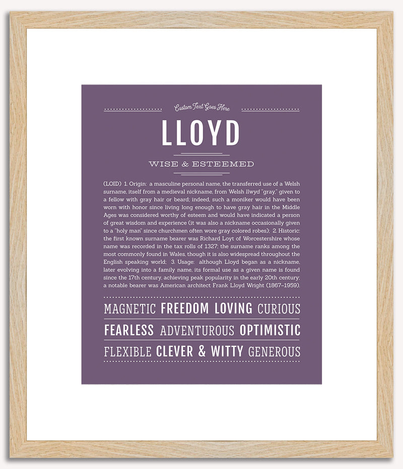 Lloyd | Name Art Print