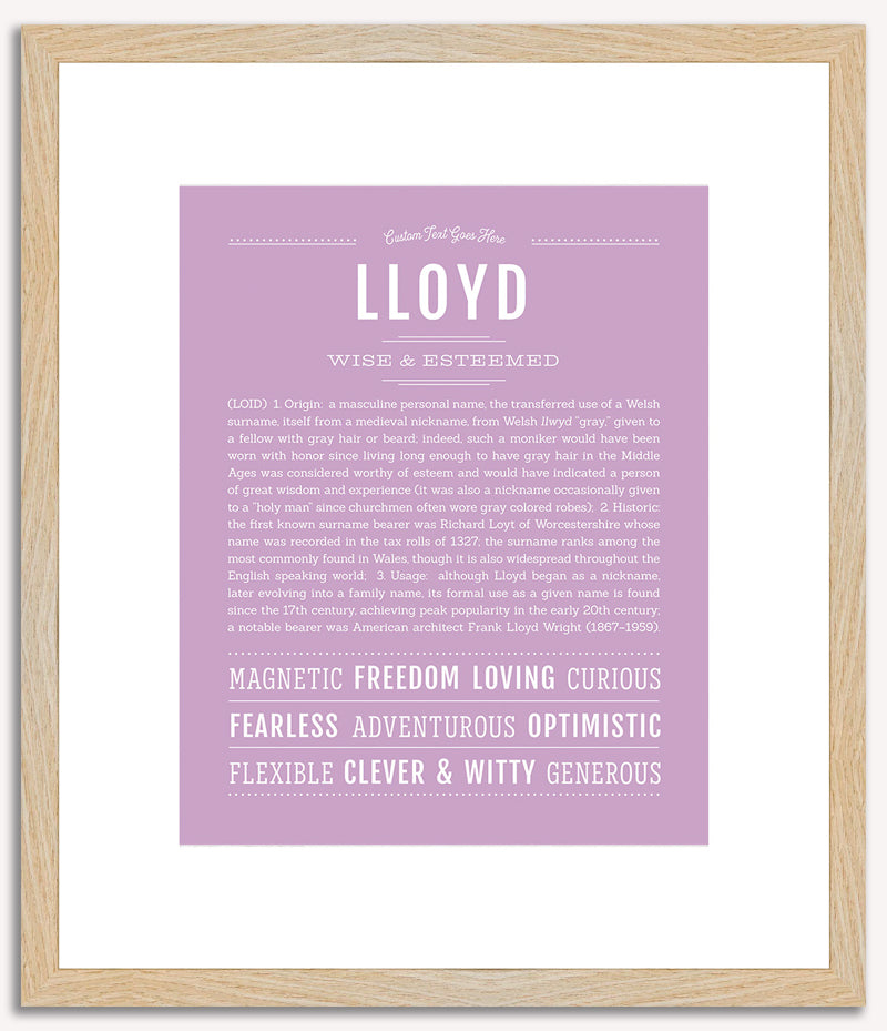 Lloyd | Name Art Print